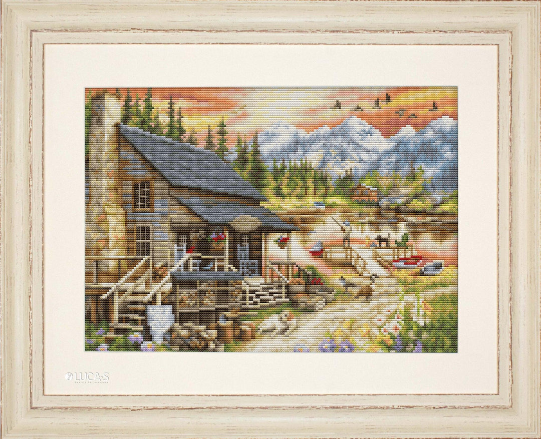 Log Cabin BU5020L Counted Cross-Stitch Kit