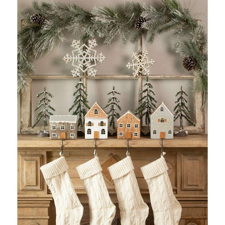 Log Cabin Stocking Holder by Bethany Lowe Designs, image 3
