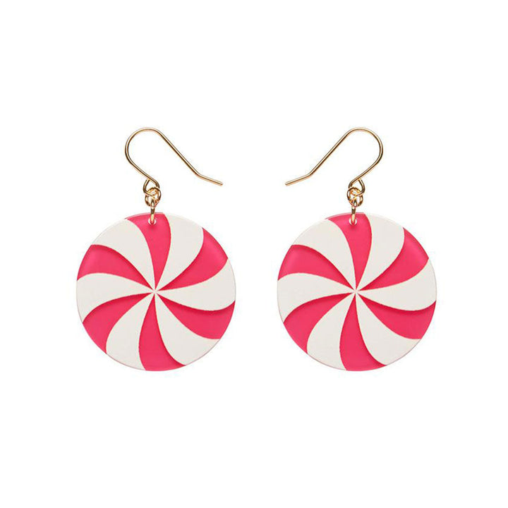 Lollies Drop Earrings - Magenta (3 Pack) by Erstwilder image