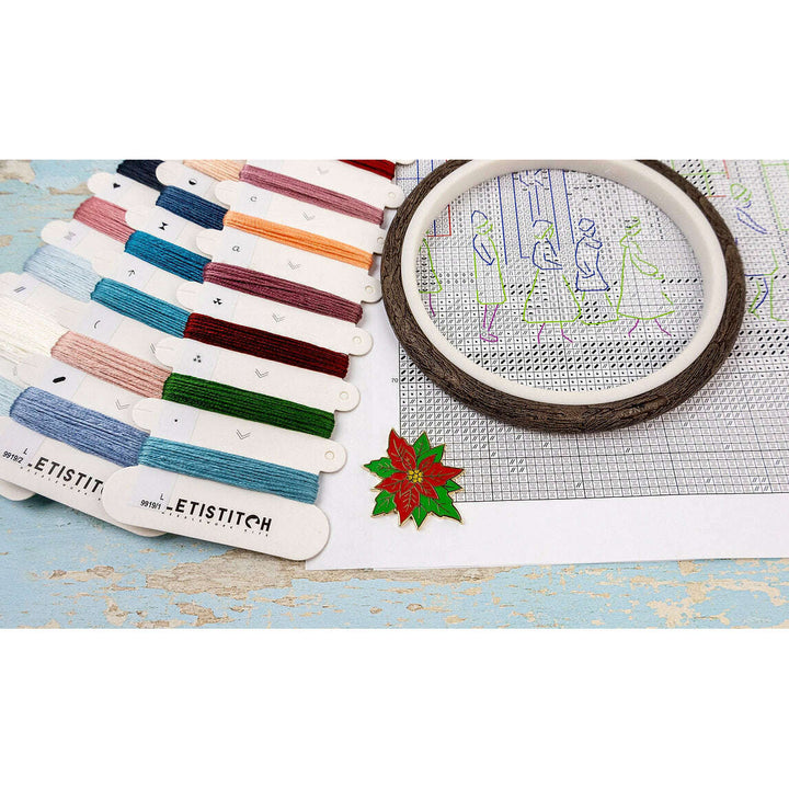 London Snowfall L9919 Counted Cross Stitch Kit