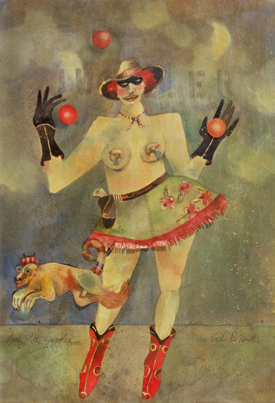 "Lone Star Juggler" by VICKI BRUNER - Quirks!