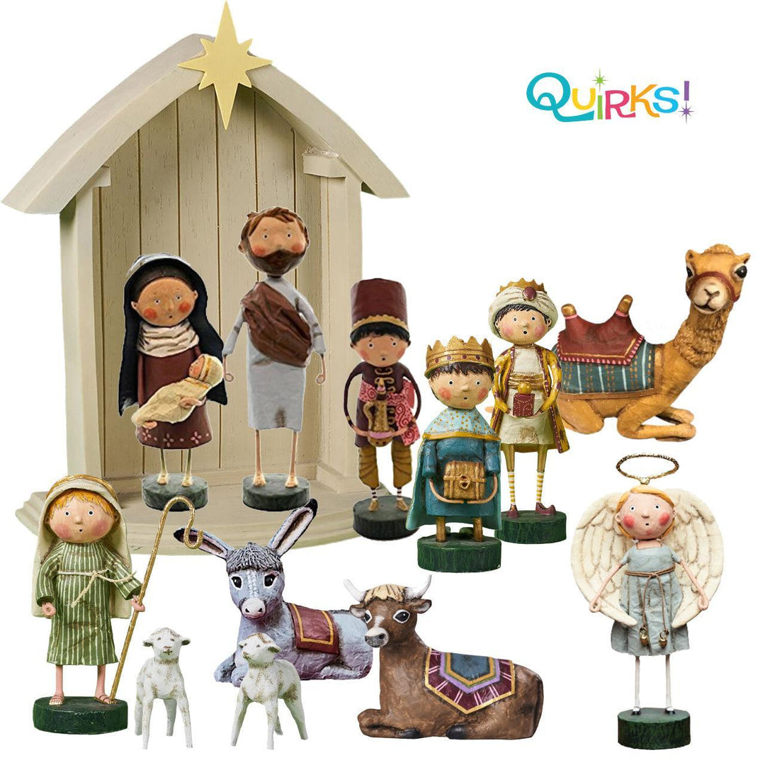 Lori Mitchell Complete 13-Piece Nativity Set - Quirks!