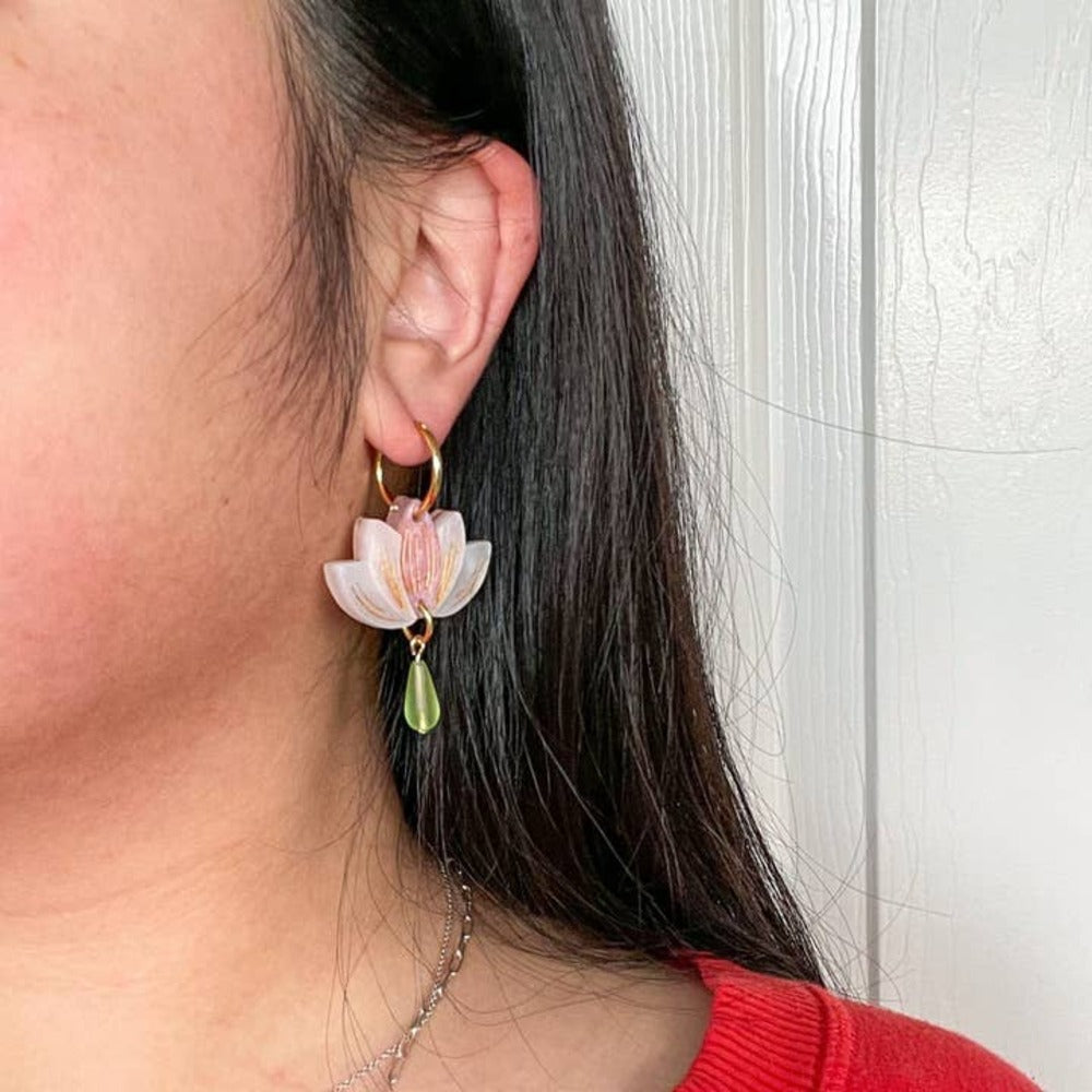 Lotus Earrings 1