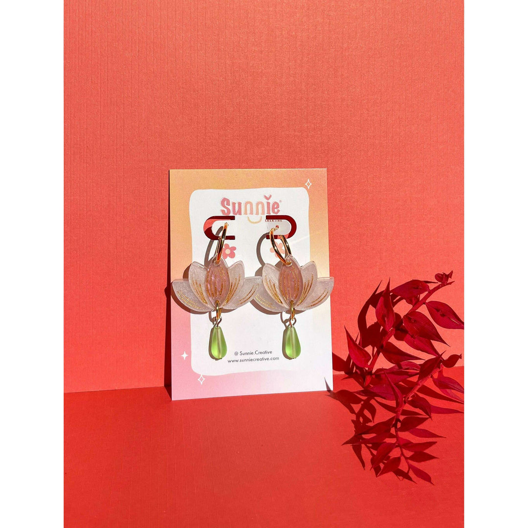 Lotus Earrings