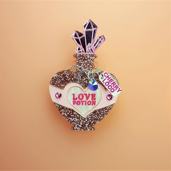 Love Potion Brooch by Cherryloco Jewellery 2