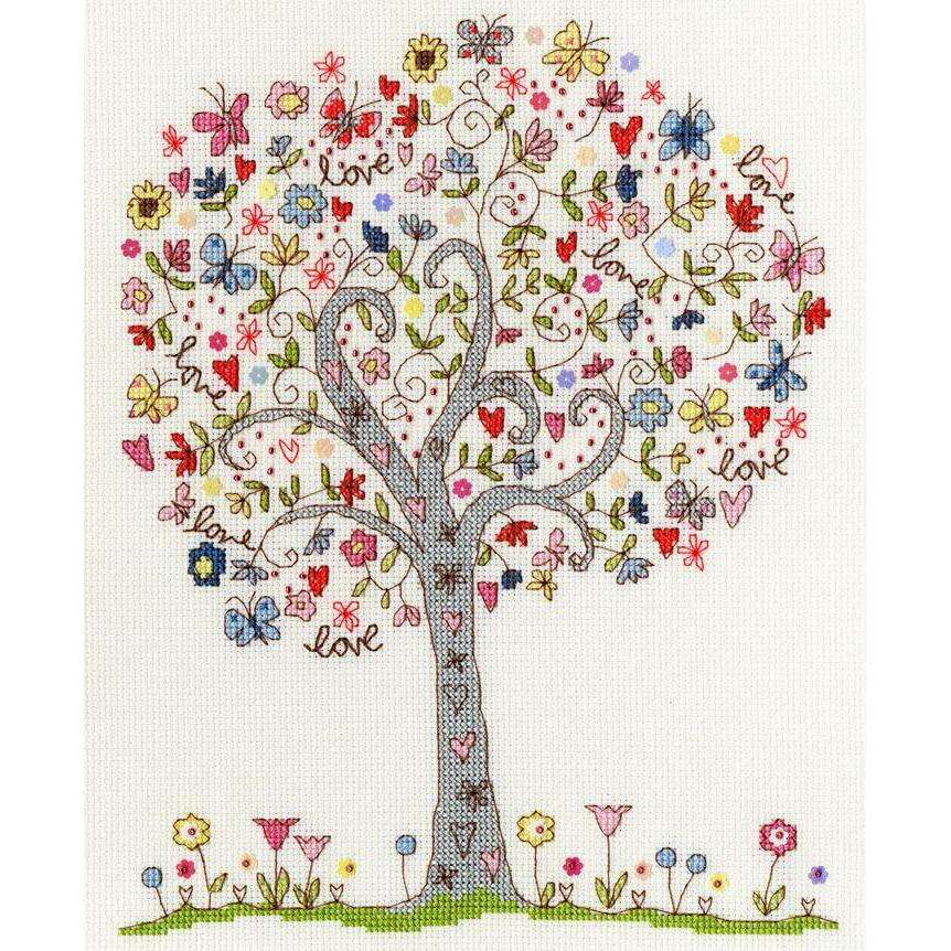 Love Tree XKA2 Counted Cross Stitch Kit