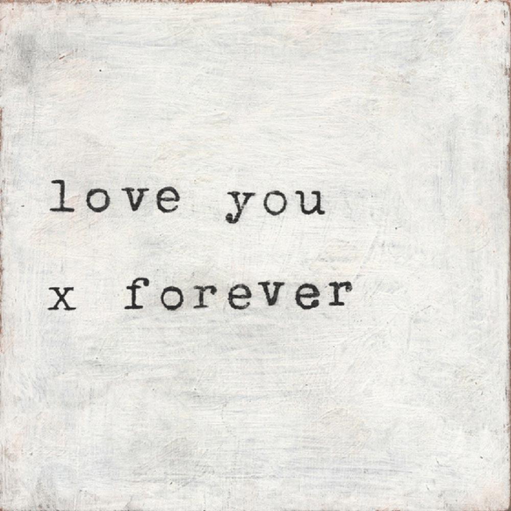 "Love You X Forever" Gallery Wrap Art Print - Quirks!