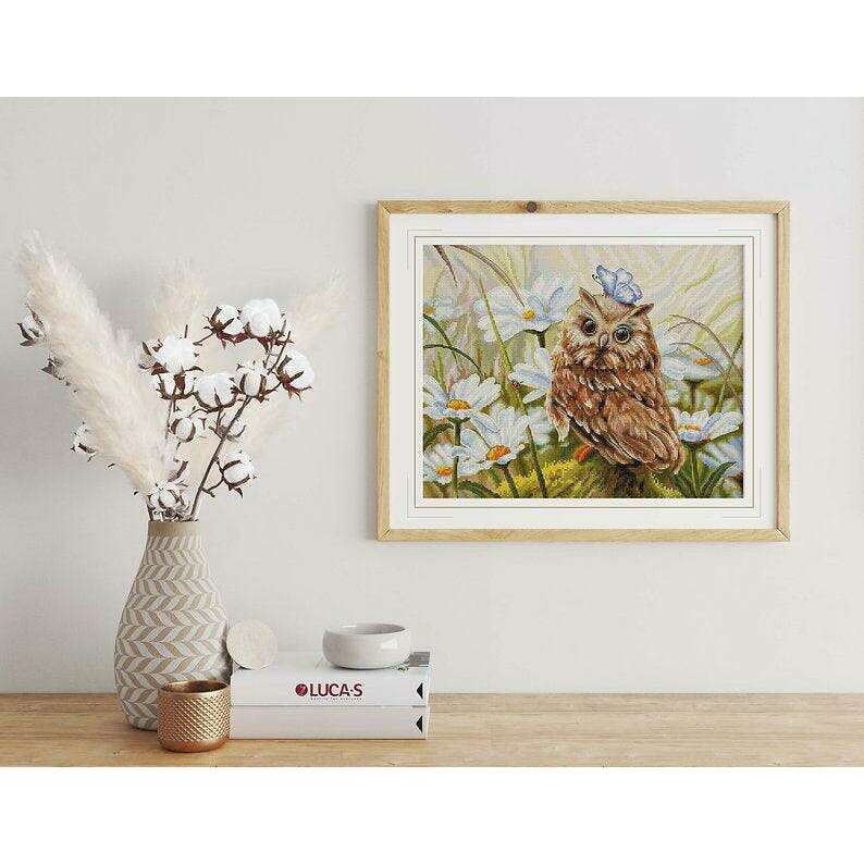 Lucky Owl B7011L Counted Cross-Stitch Kit