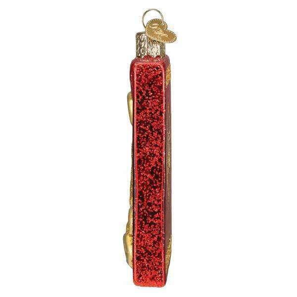 Old World Christmas Lucky Red Envelope Blown Glass Ornament