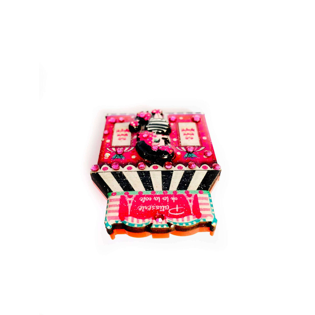 LuLu the Poodle Pattiserie Brooch by Rosie Rose Parker