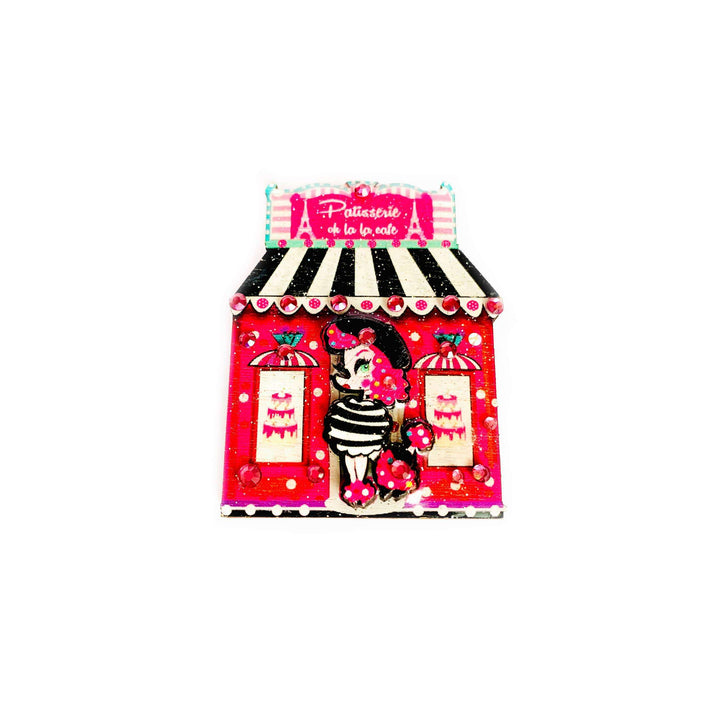 LuLu the Poodle Pattiserie Brooch by Rosie Rose Parker