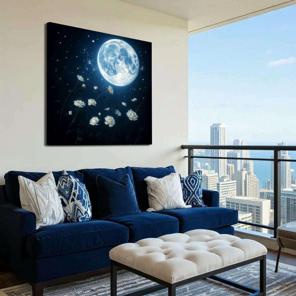 Lunar Canvas Wall Art