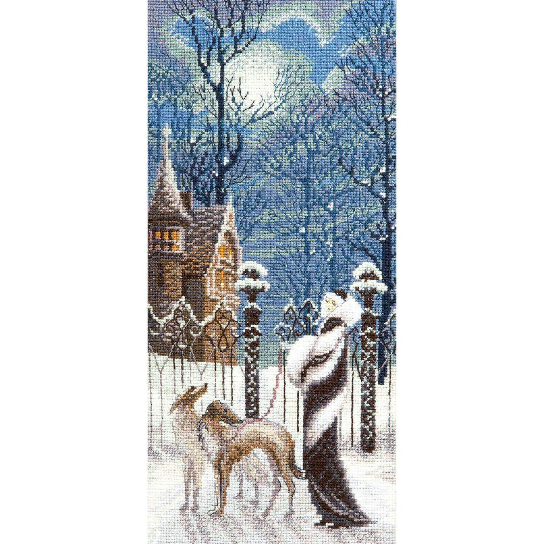 M-497C Counted cross stitch kit "Frosty morning"