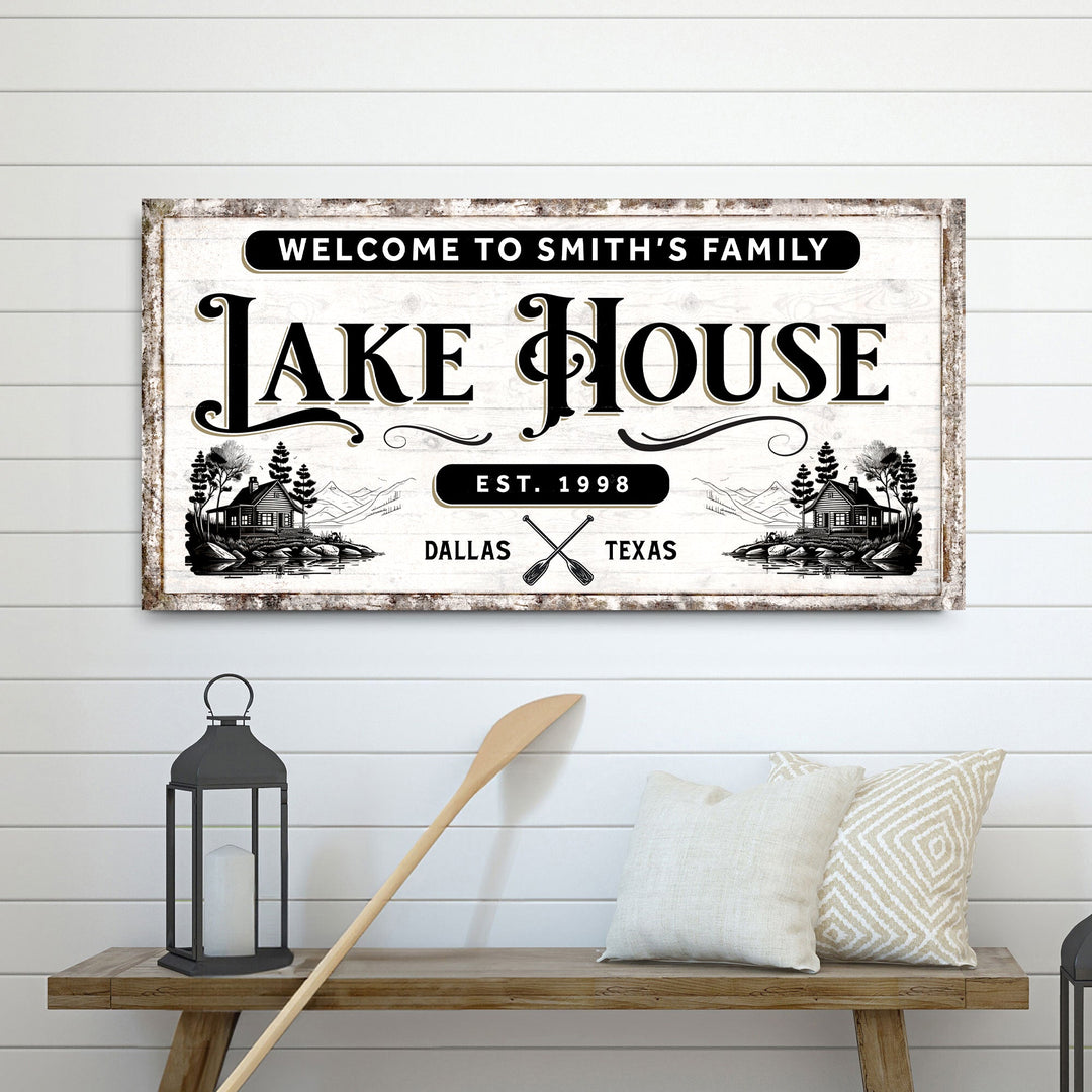 Lake House Sign VIII