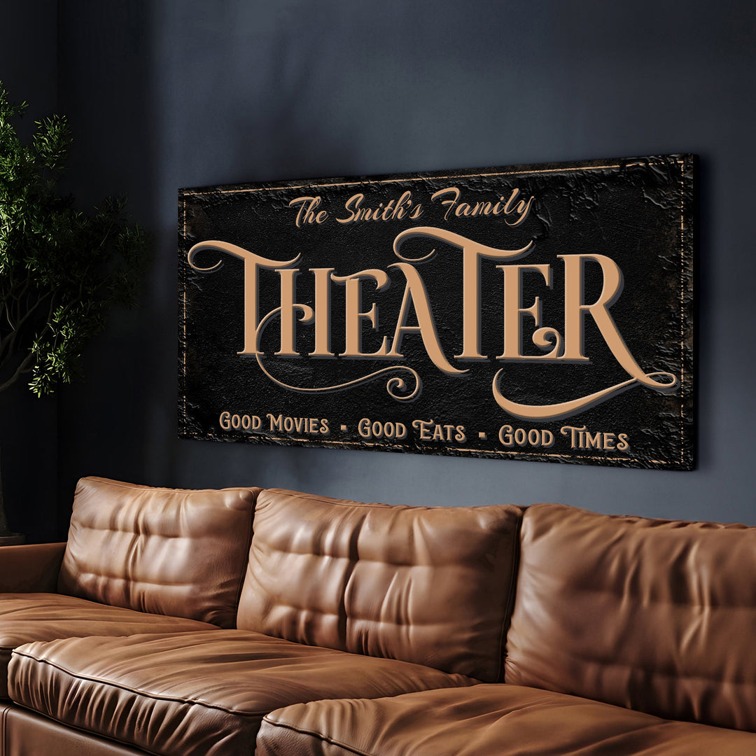 Personalized Theater Sign VI