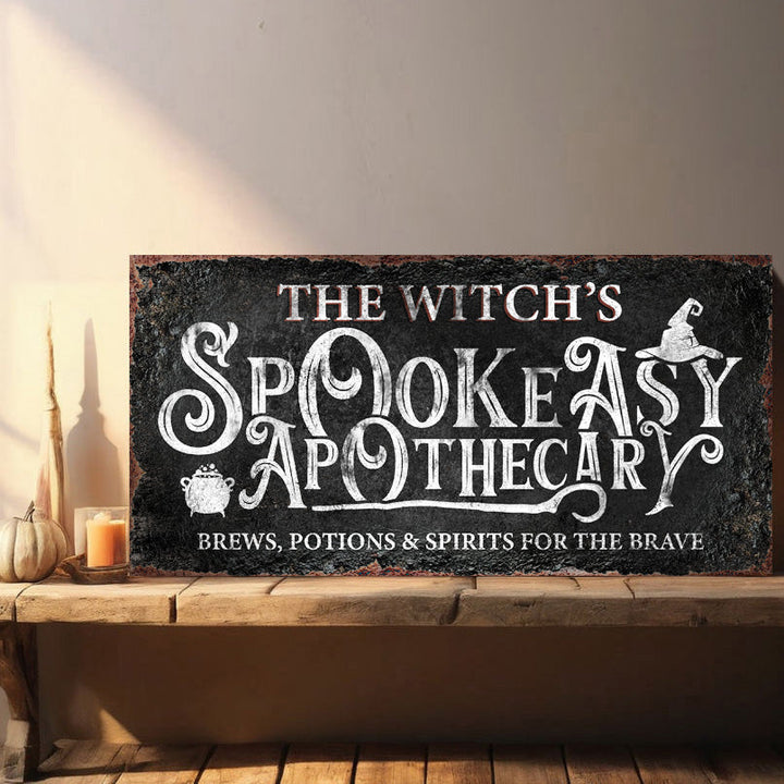 The Bewitched Speakeasy Bar Halloween Sign