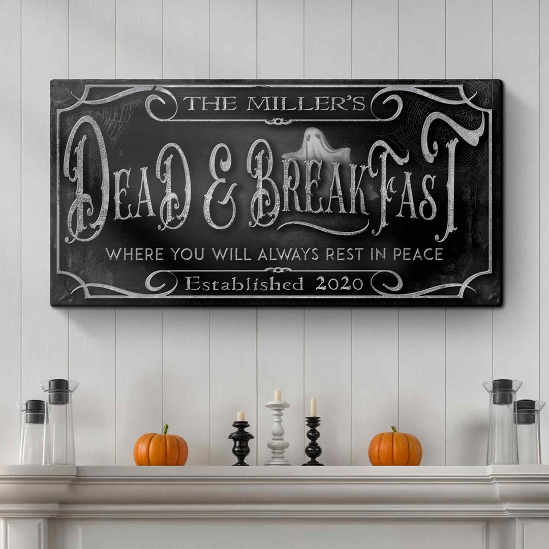 Personalized Dead & Breakfast Sign