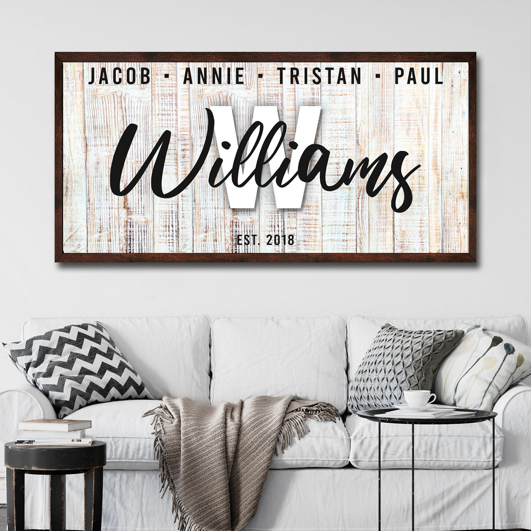 Family Wood Sign III