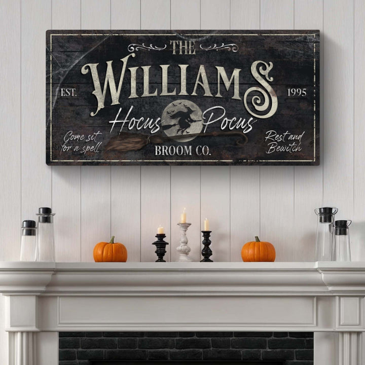 Personalized Hocus Pocus Halloween Sign II