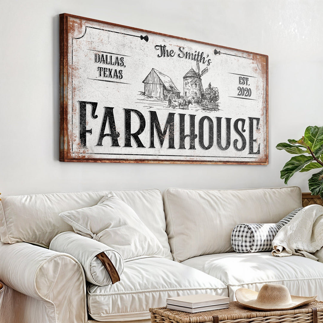 Rustic Farmhouse Sign XI