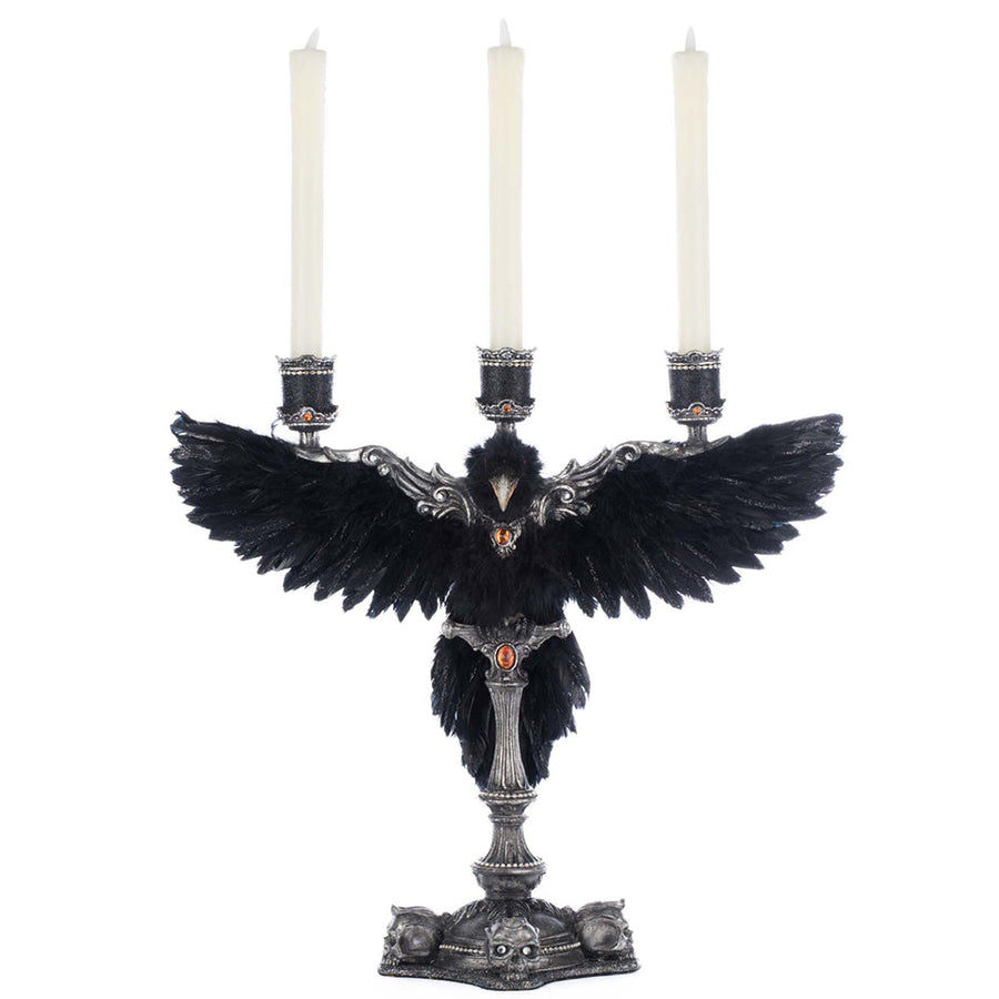 Macabre Crow Candelabra by Katherine's Collection image