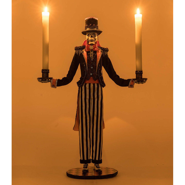 Macabre Skeleton Candelabra by Katherine's Collection image 2