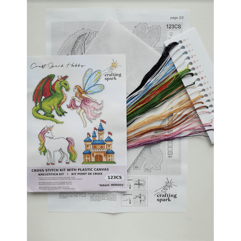 "Magic Heroes" 123CS Counted Cross-Stitch Kit