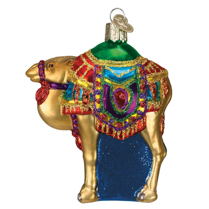 Old World Christmas Magi's Camel Blown Glass Ornament