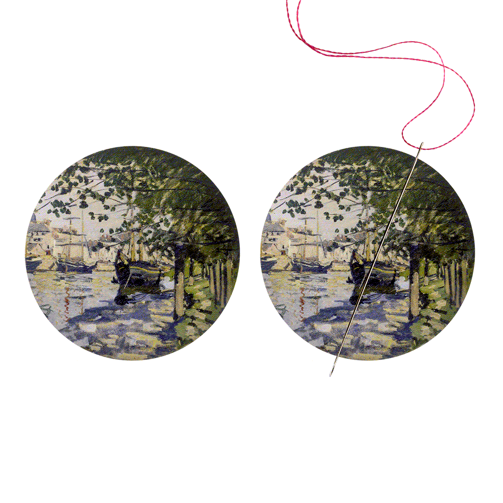 Magnetic double-sided needle holder FLMH-070(W)