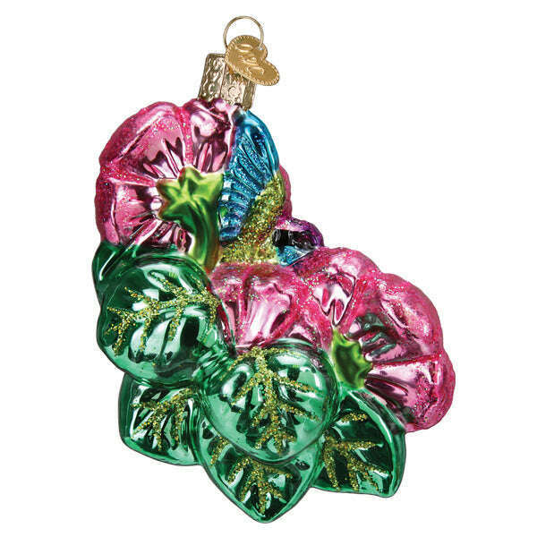 Old World Christmas Magnificent Hummingbird Blown Glass Ornament