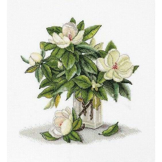 Magnolia Counted cross stitch kit 1235A