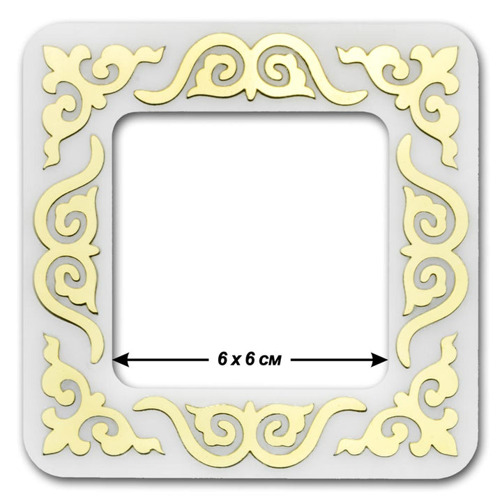 Magnetic Embroidery Frame (6 × 6 cm inner size) FLMP-036