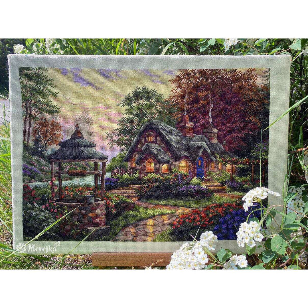 Make a Wish Cottage K-212 Counted Cross-Stitch Kit