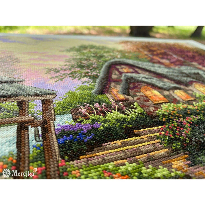 Make a Wish Cottage K-212 Counted Cross-Stitch Kit