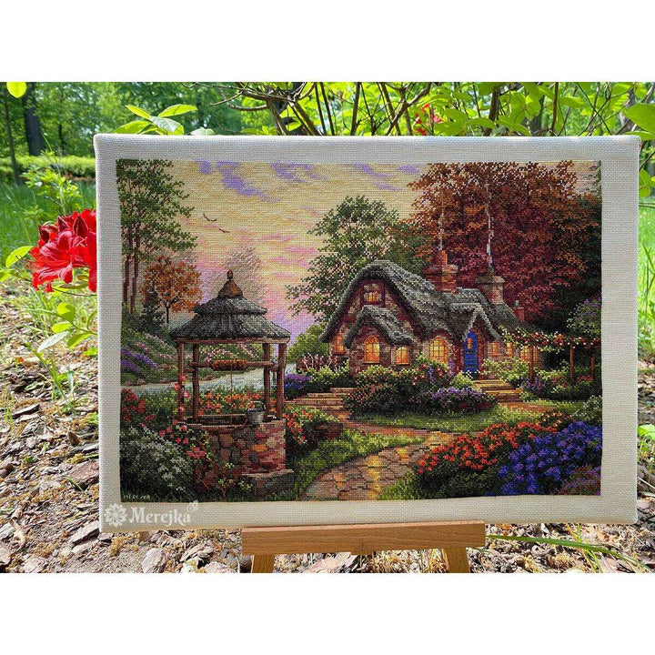 Make a Wish Cottage K-212 Counted Cross-Stitch Kit