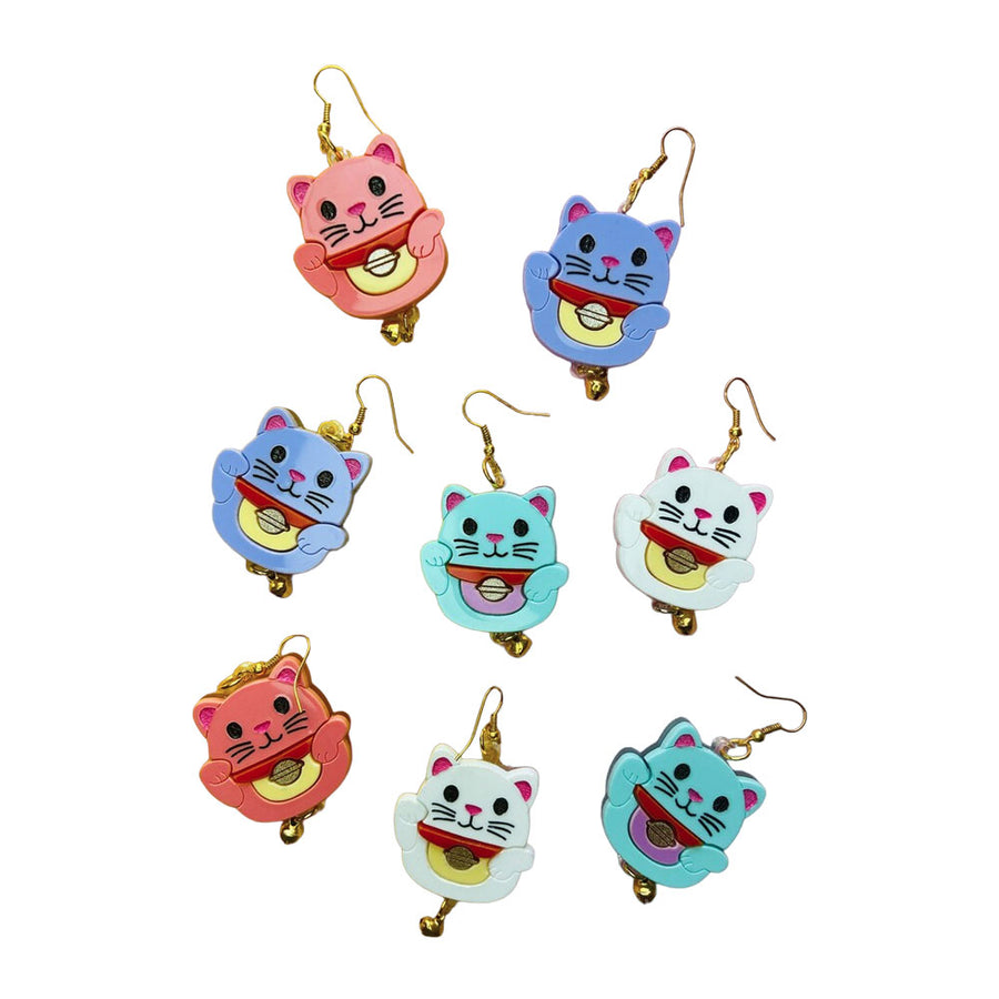 Makokot Light -Maneki Neko Earrings by Makokot Design