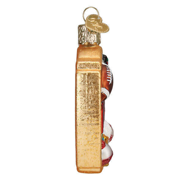 Old World Christmas Man Cave Blown Glass Ornament
