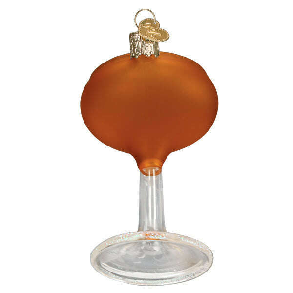 Old World Christmas Manhattan Martini Blown Glass Ornament