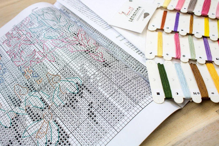 March Bouquet B2388L Counted Cross-Stitch Kit