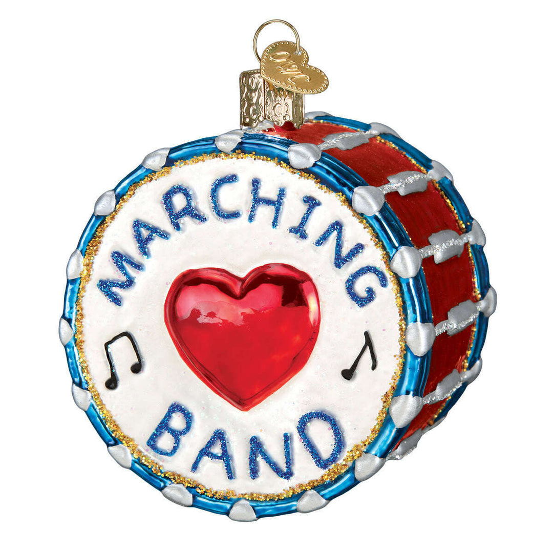 Old World Christmas Marching Band Blown Glass Ornament