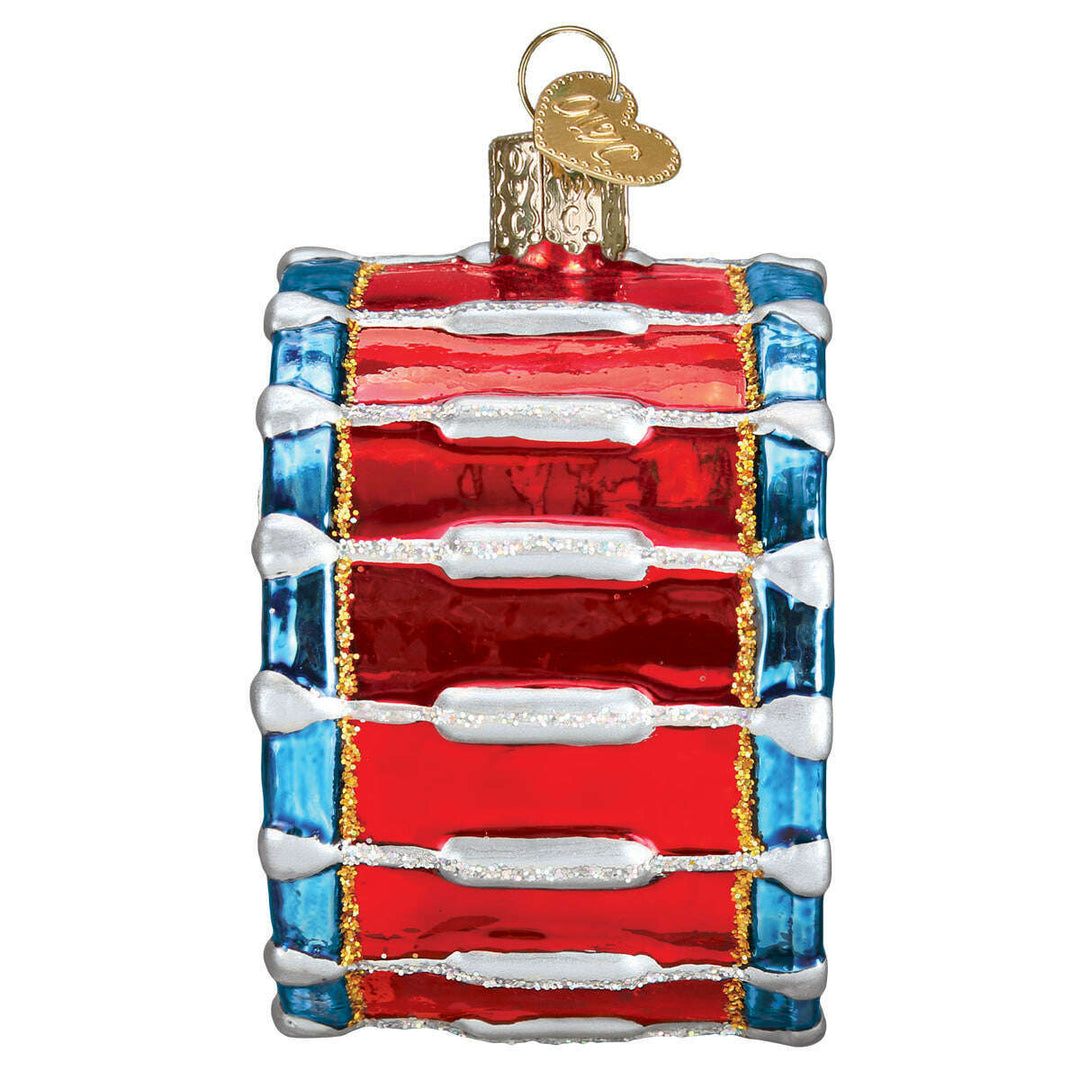 Old World Christmas Marching Band Blown Glass Ornament