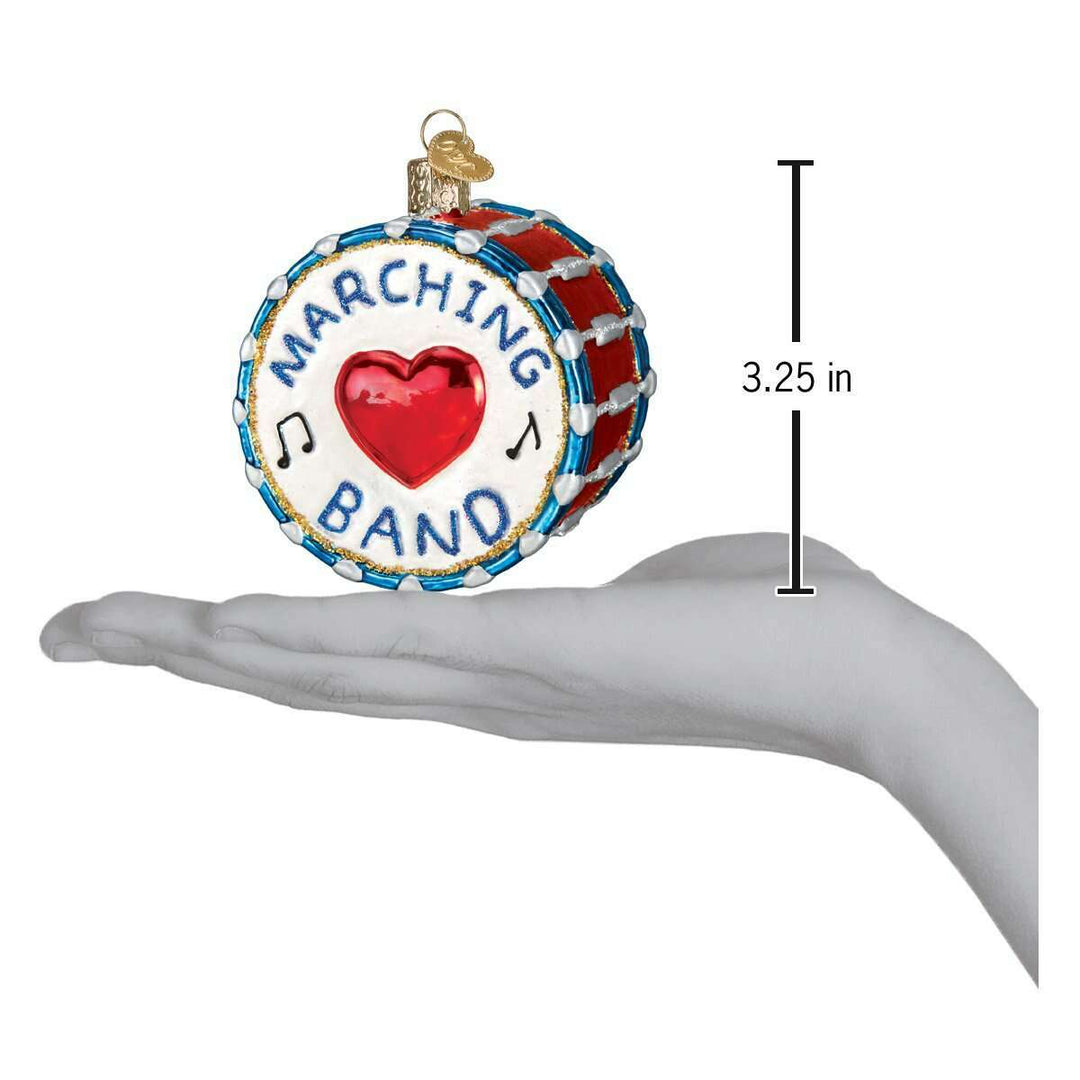 Old World Christmas Marching Band Blown Glass Ornament