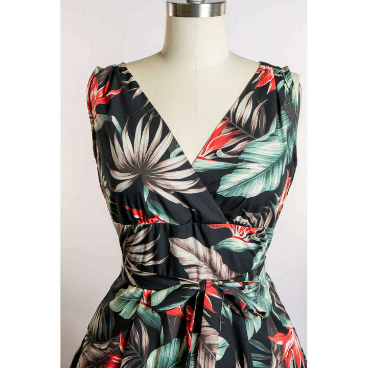 Marie Dress - Bird of Paradise, Black