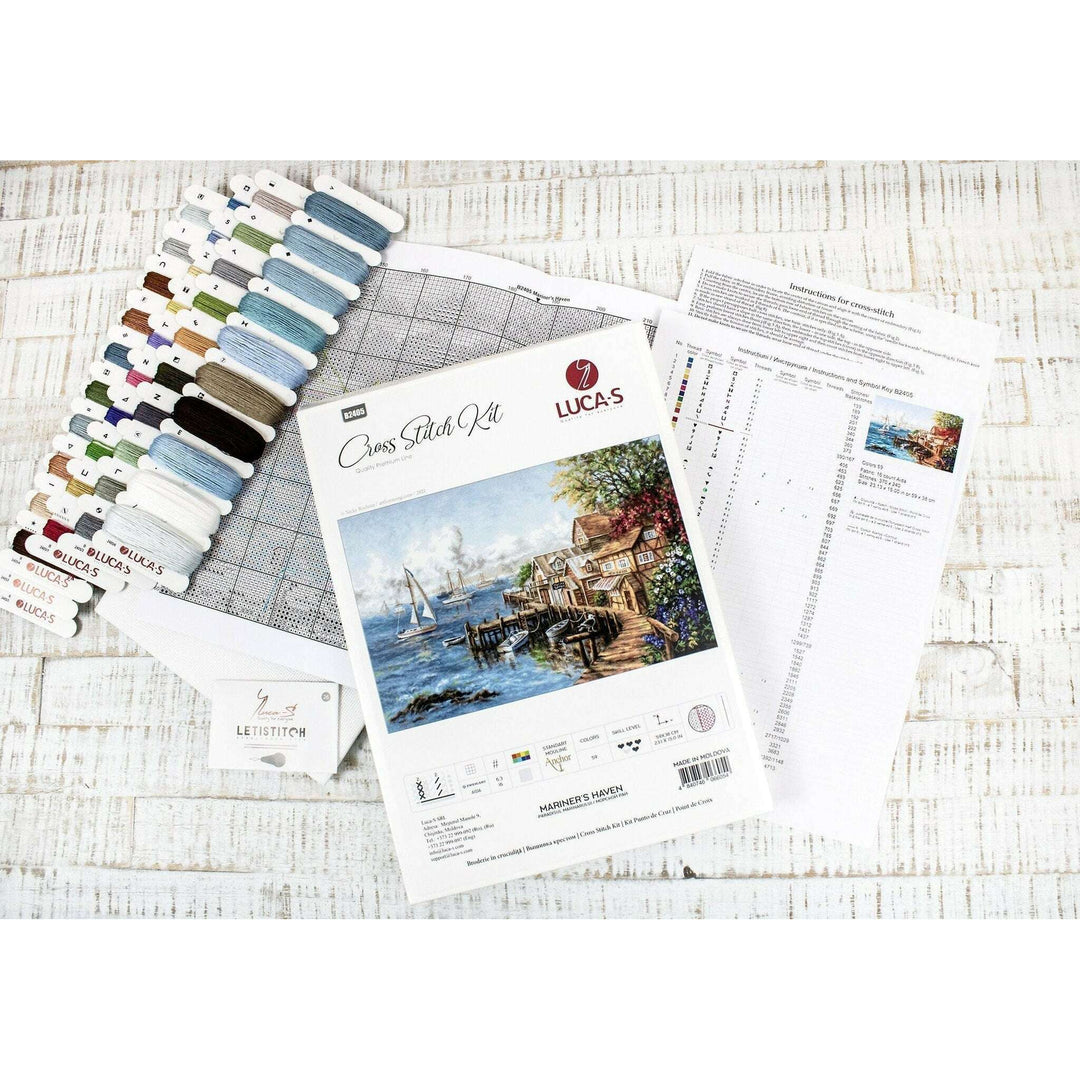 Mariner's Haven B2405L Counted Cross-Stitch Kit
