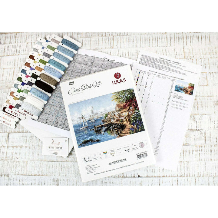 Mariner's Haven B2405L Counted Cross-Stitch Kit