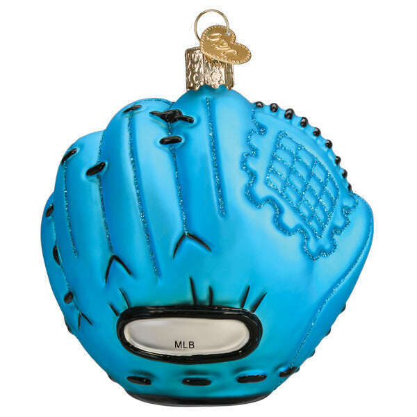 Old World Christmas Marlins Baseball Mitt Blown Glass Ornament