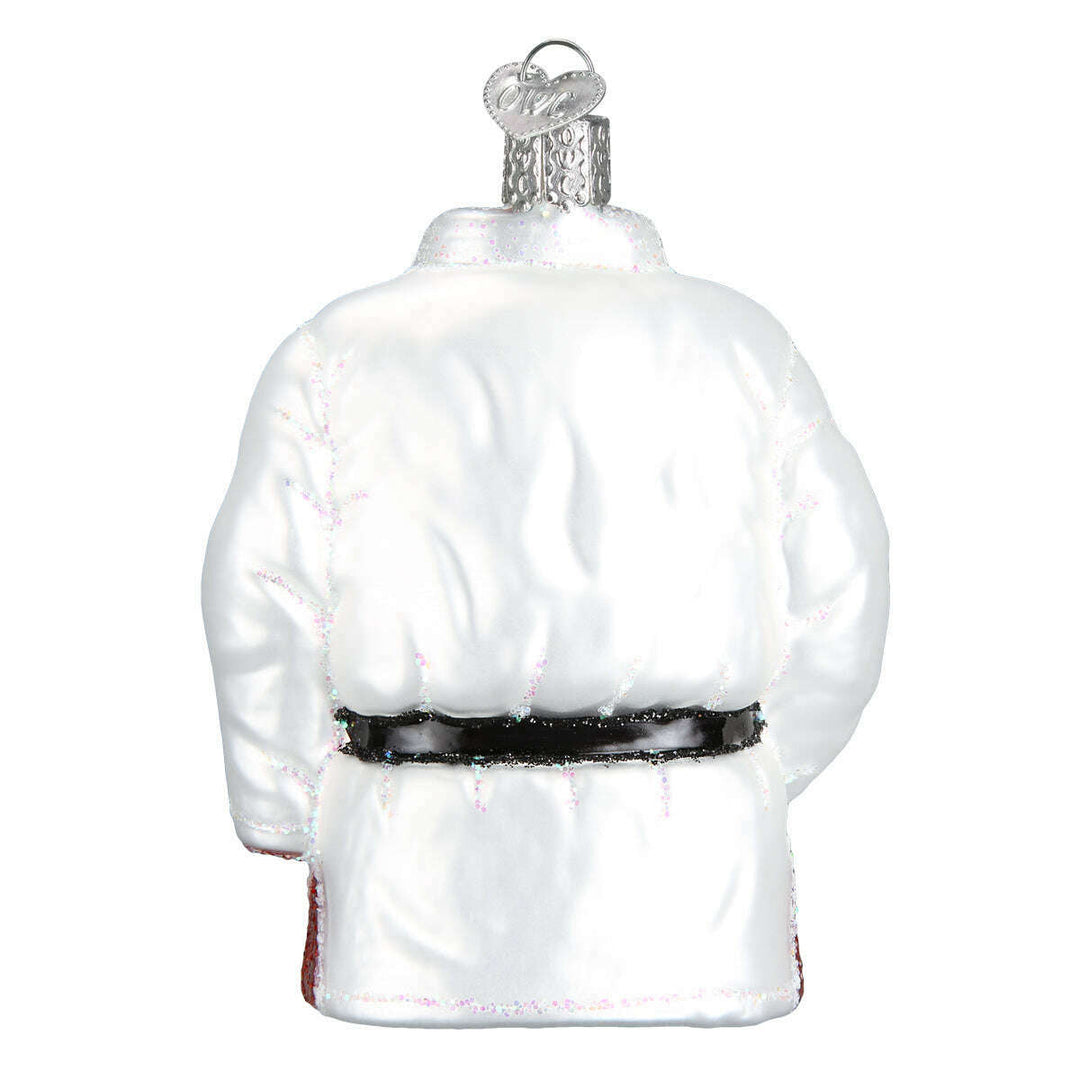 Old World Christmas Martial Arts Robe Blown Glass Ornament