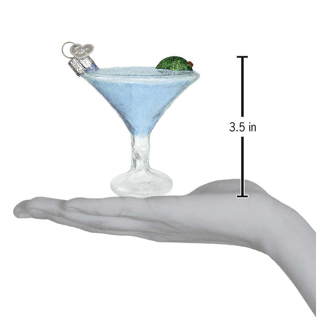 Old World Christmas Martini Blown Glass Ornament