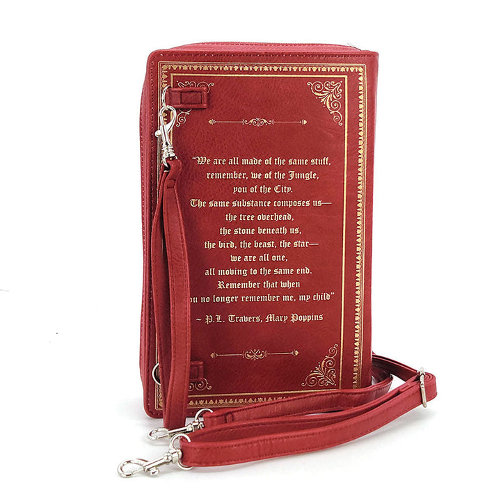 Mary Poppins Book Clutch Bag In Vinyl by Book Bags