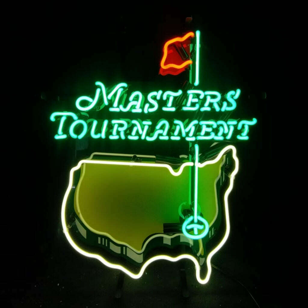 Masters Tournament Golf Logo Neon Signs Light